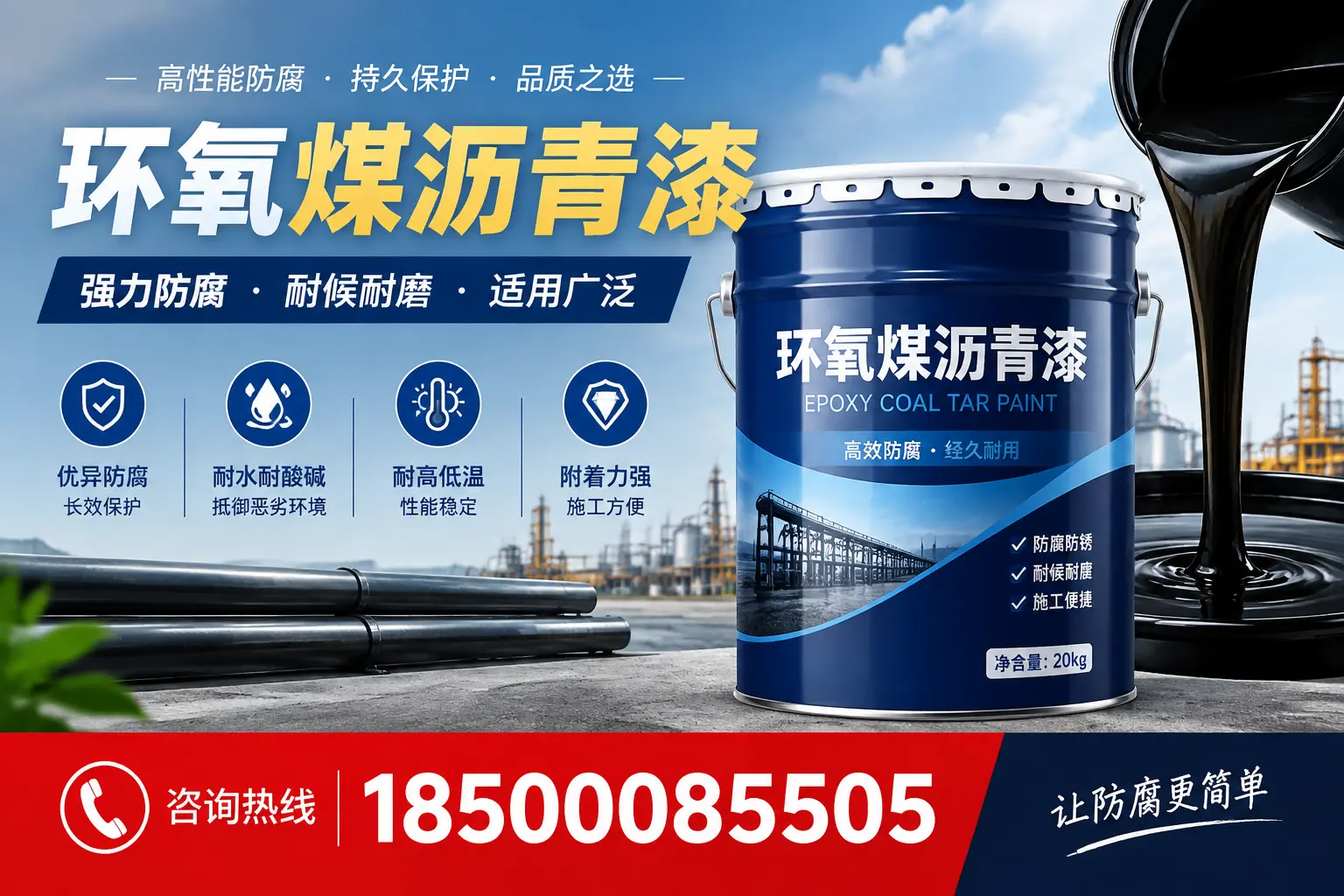 环氧煤沥青漆在不同气候条件下的表现分析，湛江适用性