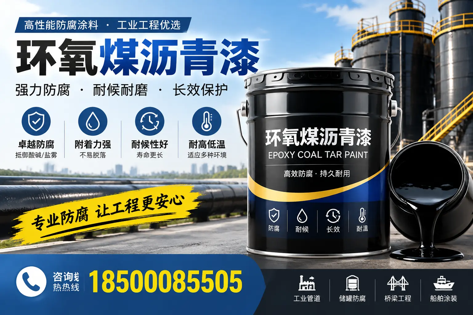 环氧煤沥青漆的施工方法与注意事项，确保在湛江顺利完成
