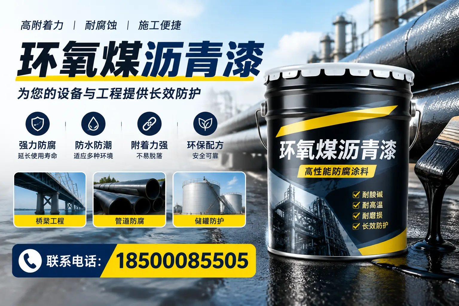 环氧煤沥青漆与其他涂料的对比分析，助力湛江企业决策